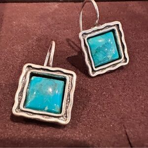 Silpada Design Portraits of Turquoise Earrings